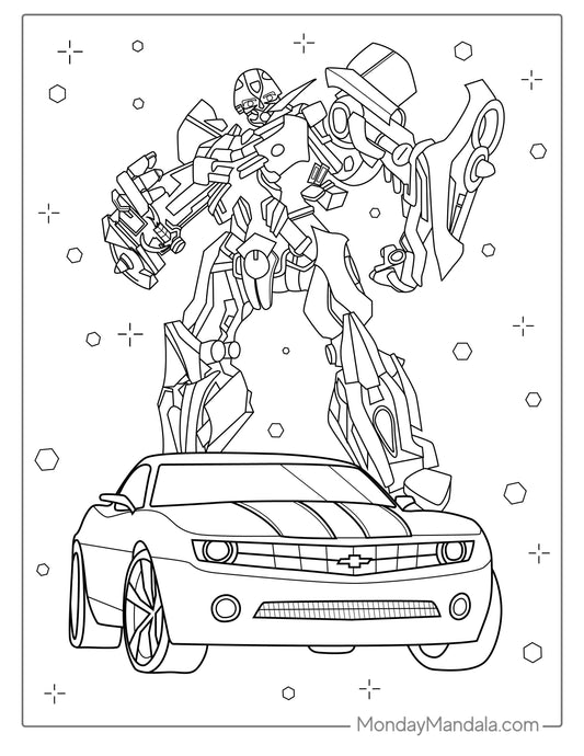 Coloring Multi Page Of Transformer
